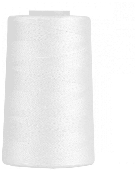 Нитки Sewing Thread 40/2 5000 ярд. цвет - белый 100% п/э в Жирновске